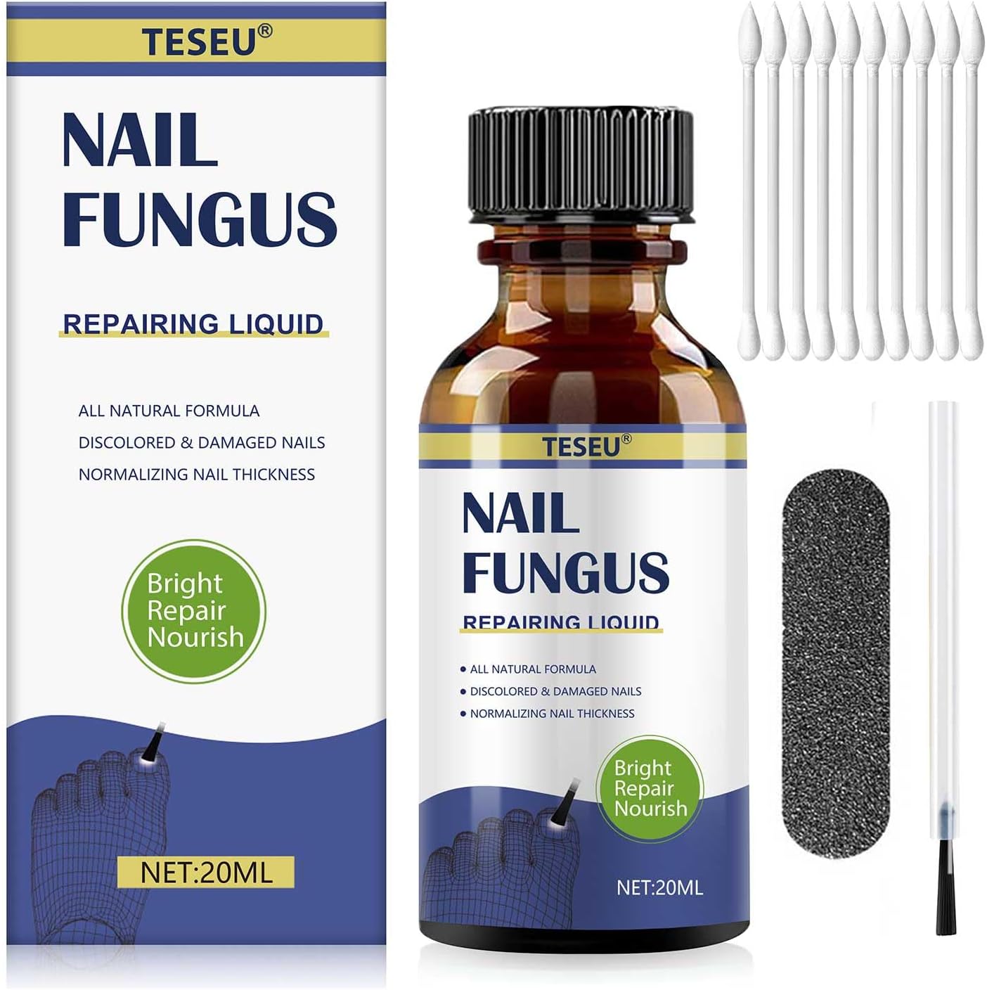 Fungal Nail Treatment For Toenails Extra Strong, Nail Fungus Treatment For Toenail & Finger, Protects Thick, Broken, And Discolored Nails, Restoring Healthy Nails - Amazon product rated Grade B