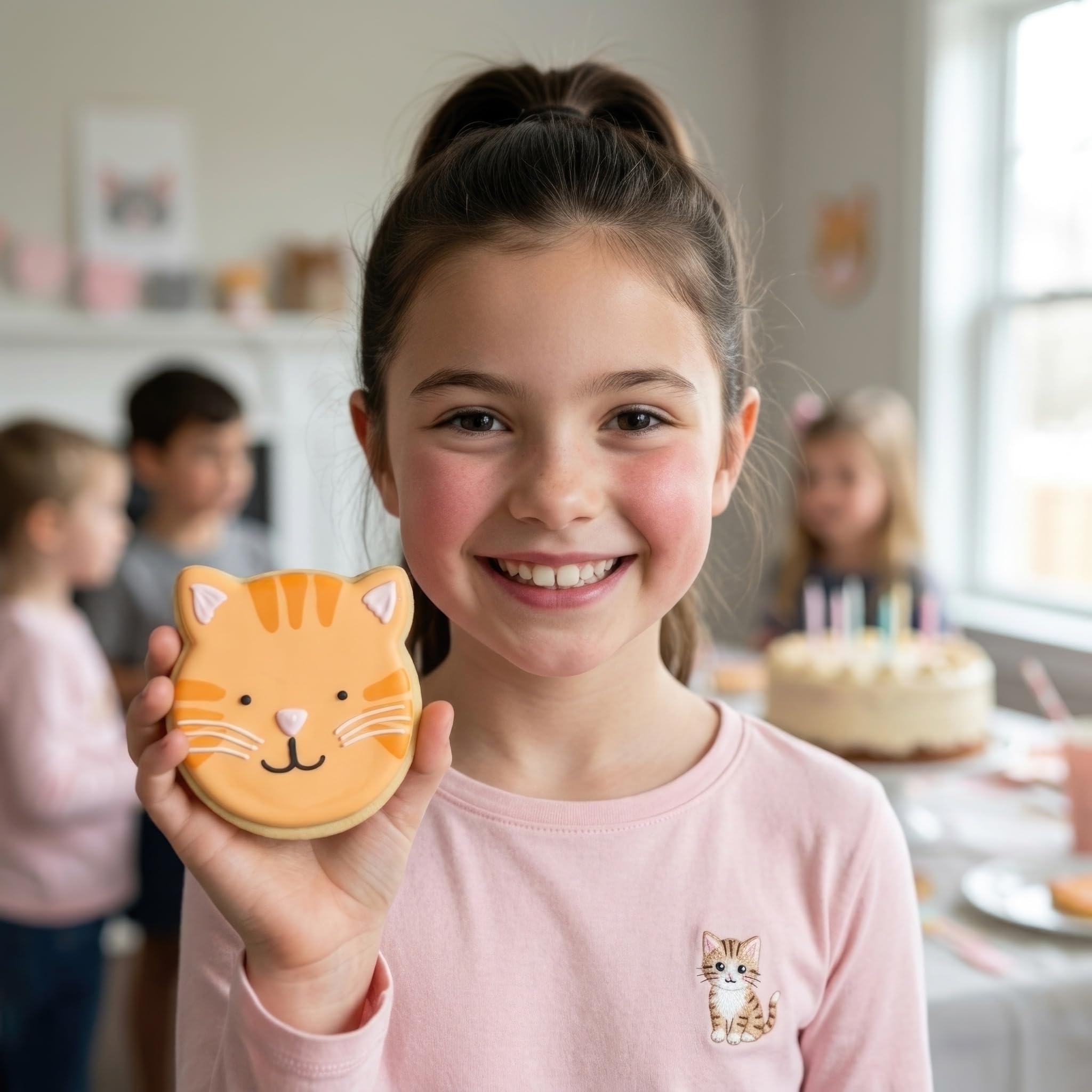Amazon | Ann Clark Cookie Cutters ネコの顔のクッキー型 - 9.5 cm