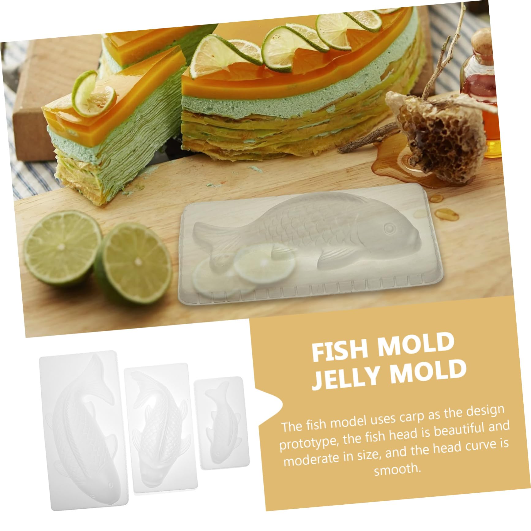 Gatuida 6piezas Molde De Gelatina Para Pastel De Arroz Al Vapor Utensilio De Cocina Moldes De Forma De Mediano