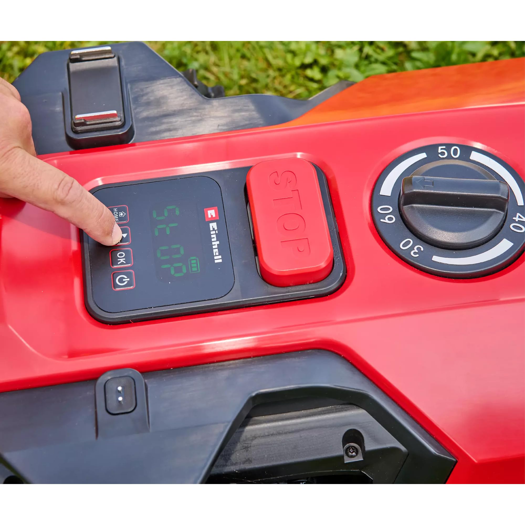 Einhell FREELEXO 500 Power X-Change robot kosiarka (18 V, sterowana aplikacją), IPX5, aktualizacje Over-the-Air (OTA) przez WiFi, z materiałem instalacyjnym do 500 m² i akumulatorem 2,5 Ah Plus)
