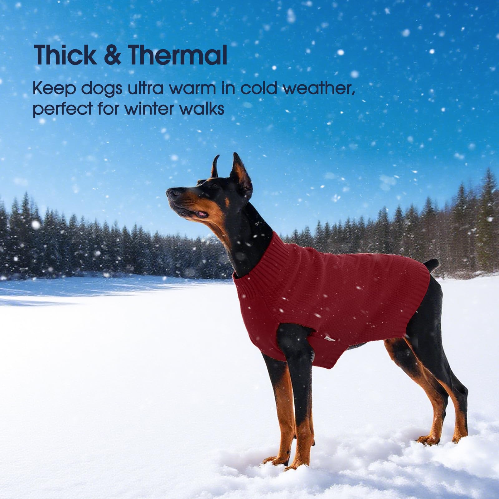 Amazon.com : IECOii Big Dog Sweater - Extra Large Dog Sweater for