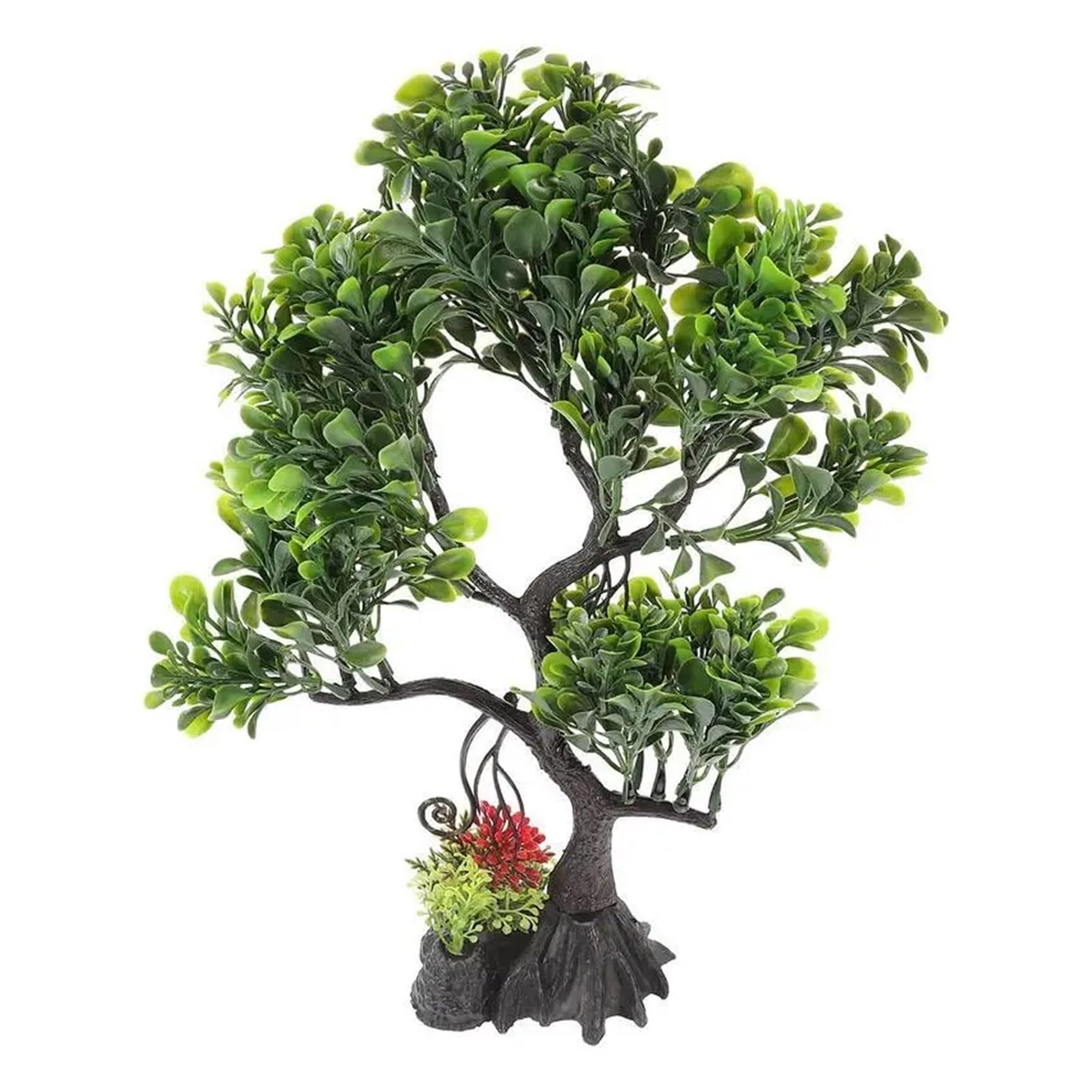 JTKSSCS Aquarium Plants Aquarium Artificial Tree Fish Tank Decoration Plastic Model Landscaping Naments Pet Products Aquatic Plants(Color 02)