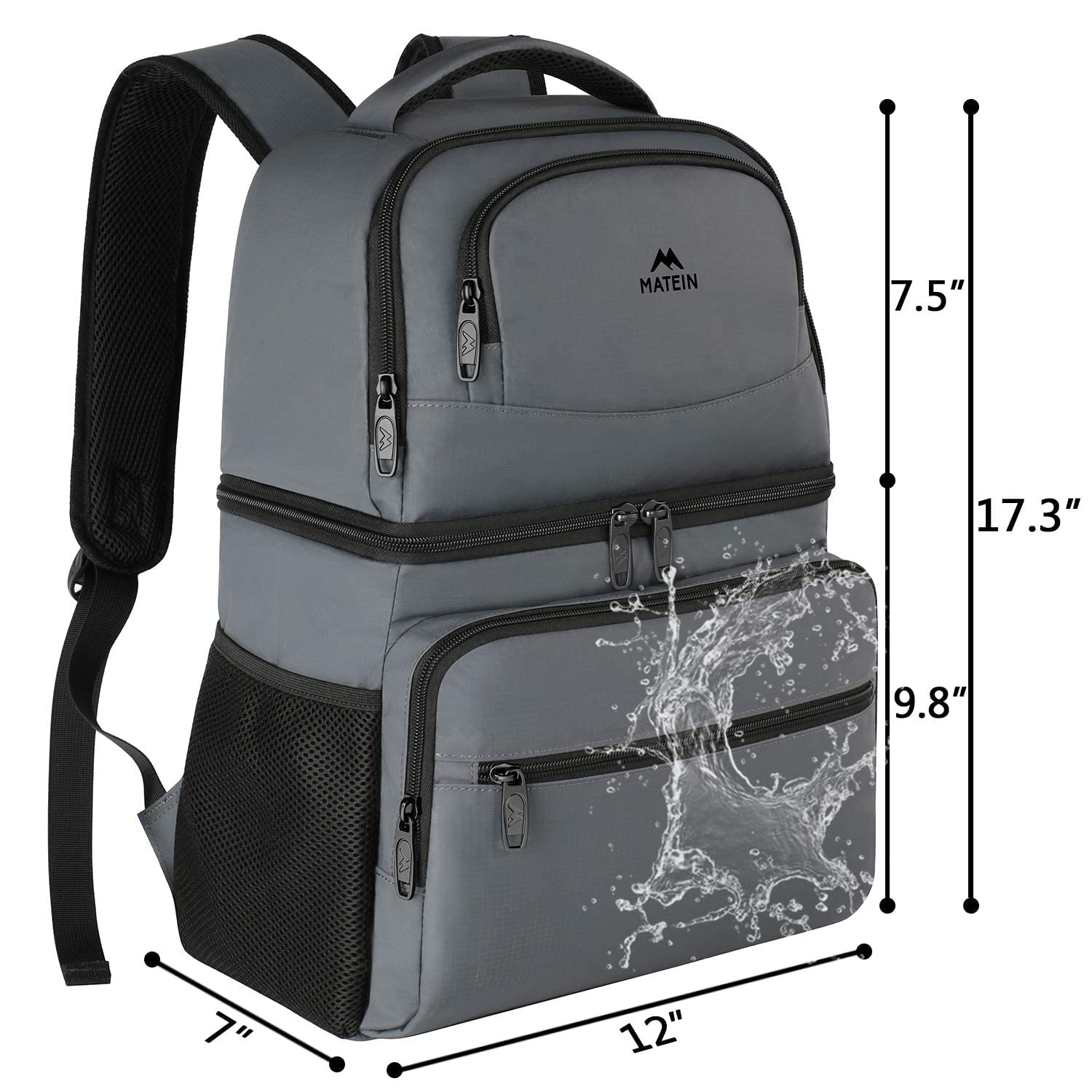 Cooler Backpack, 26 Cans Insulated 