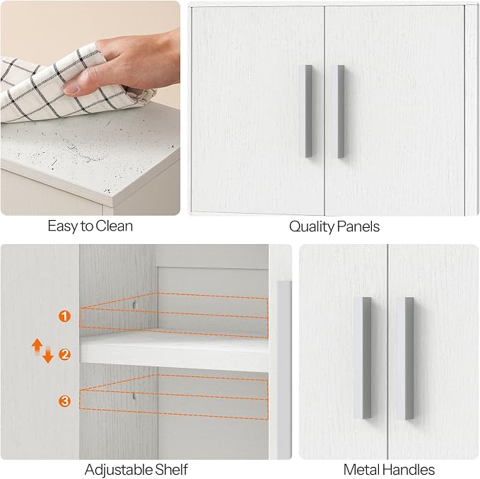 Gabinete de Pared para Baño con Estante Ajustable 15x7.1x16.1 in miniatura 5