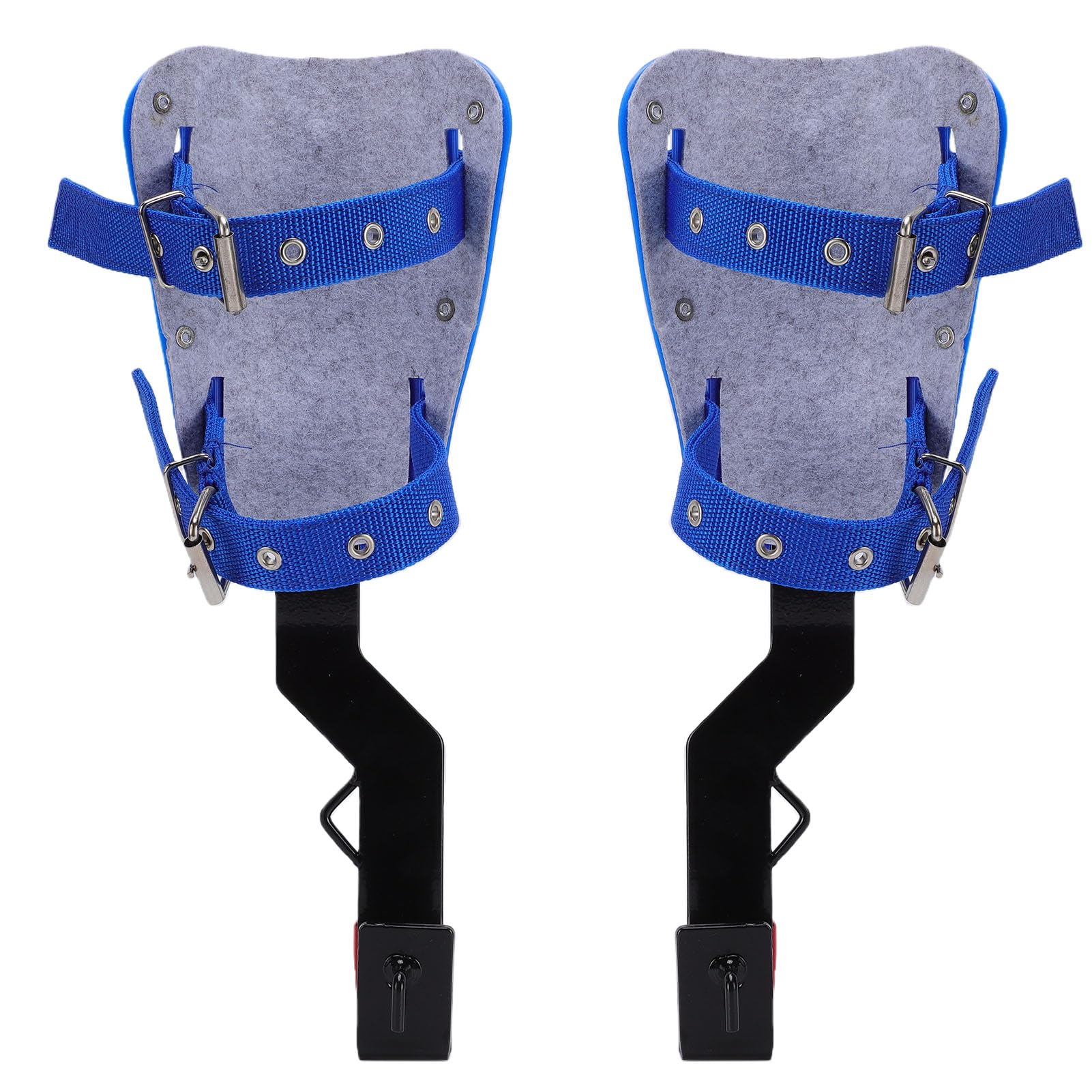 GLOGLOW Pitons & Aid Gear Espuelas para Arboristas Clavijas de Doble Punta Ajustables de 15 a 17,3 Pulgadas para Recolección de Frutas Trabajo Forestal Agricultores Clavos para Trepar árboles Placa