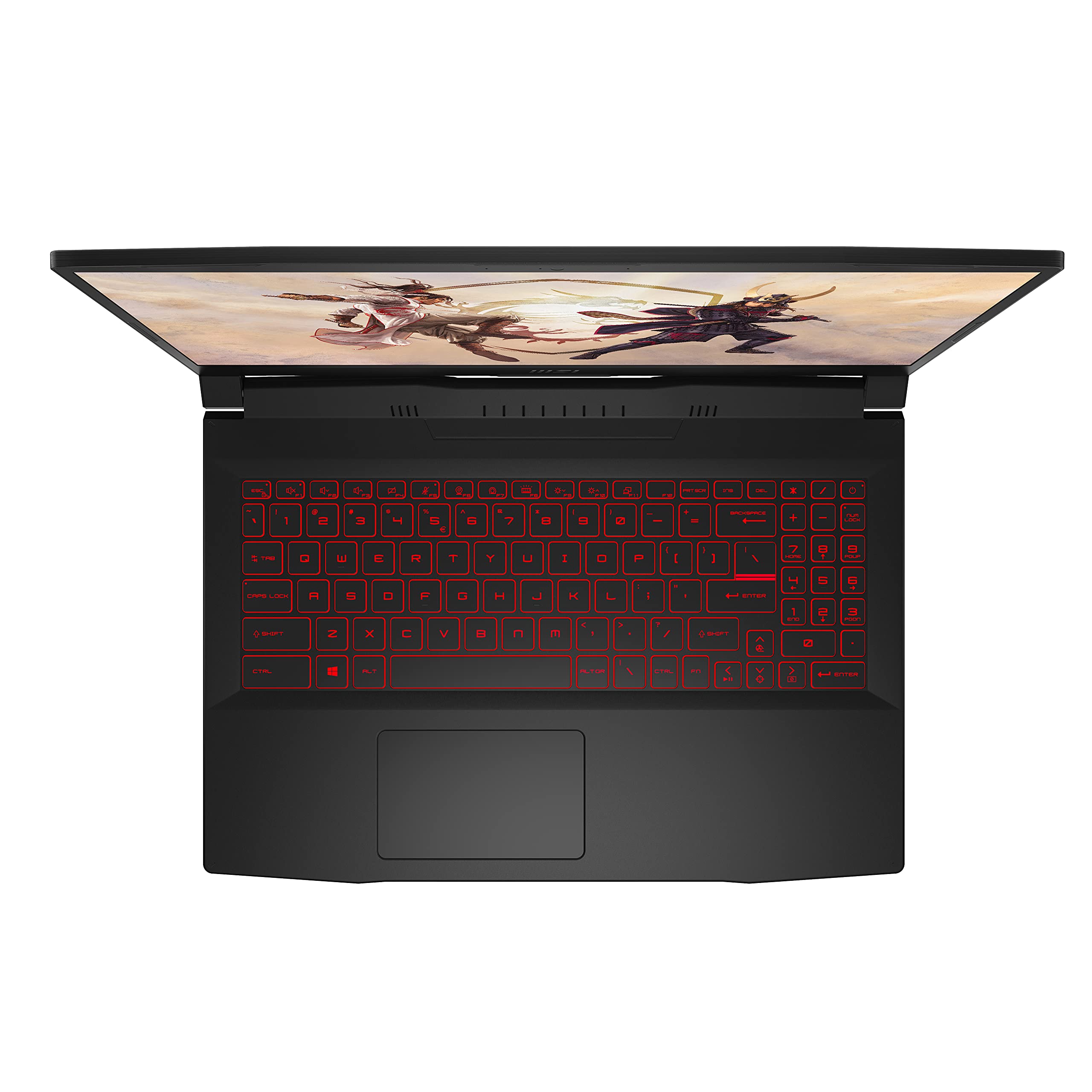MSI, GF66 Katana 11UD-805NL (Gaming Laptop, 15.6" FHD 144Hz Thin bazel/i7-11800H / 8GB / 512GB SSD/RTX 3050 Ti 4GB GDDR6 / W10) QWERTY Holandés Teclado, Negro