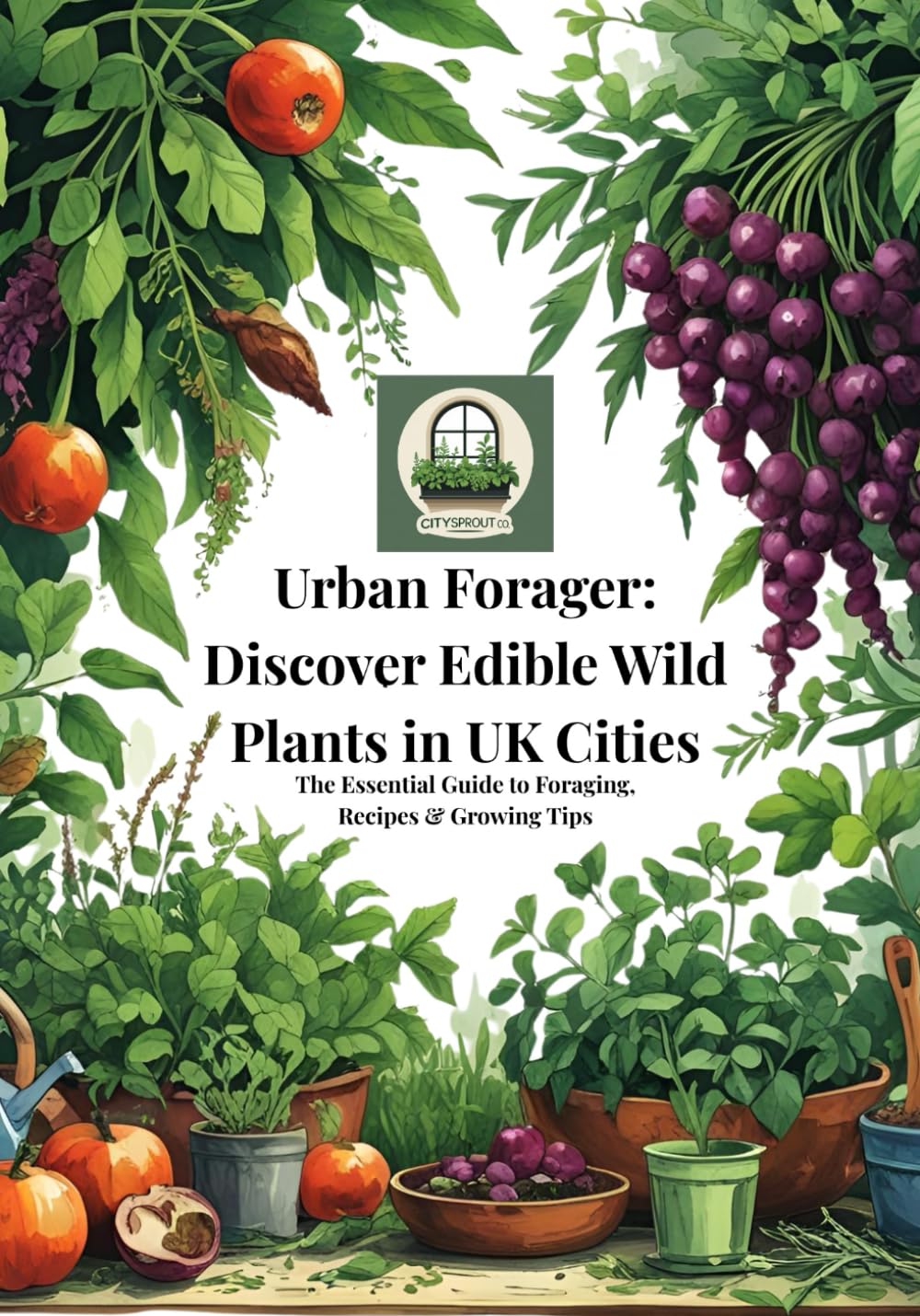 Urban Forager: Discover Edible Wild Plants in UK Cities: The Essential Guide to Foraging, Recipes & Growing Tips