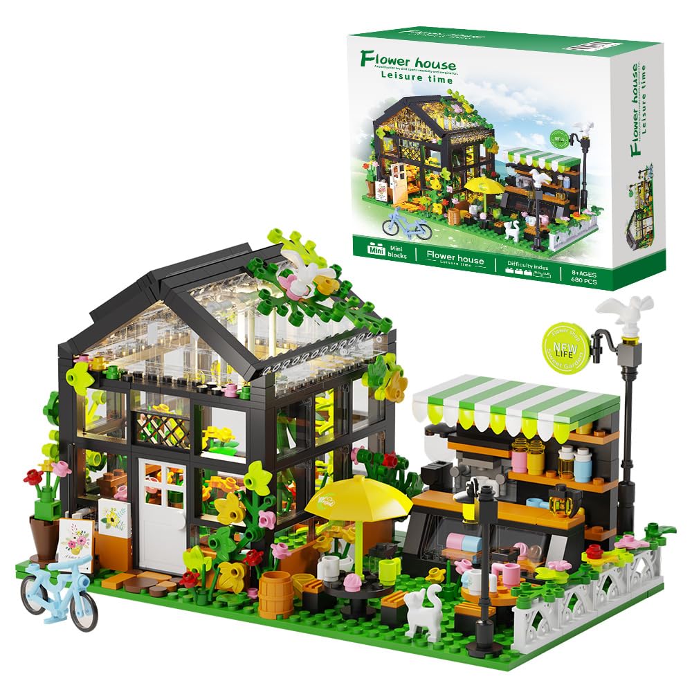 Amazon.com: LEGPS YYDS Flower House Building Set with LED, City
