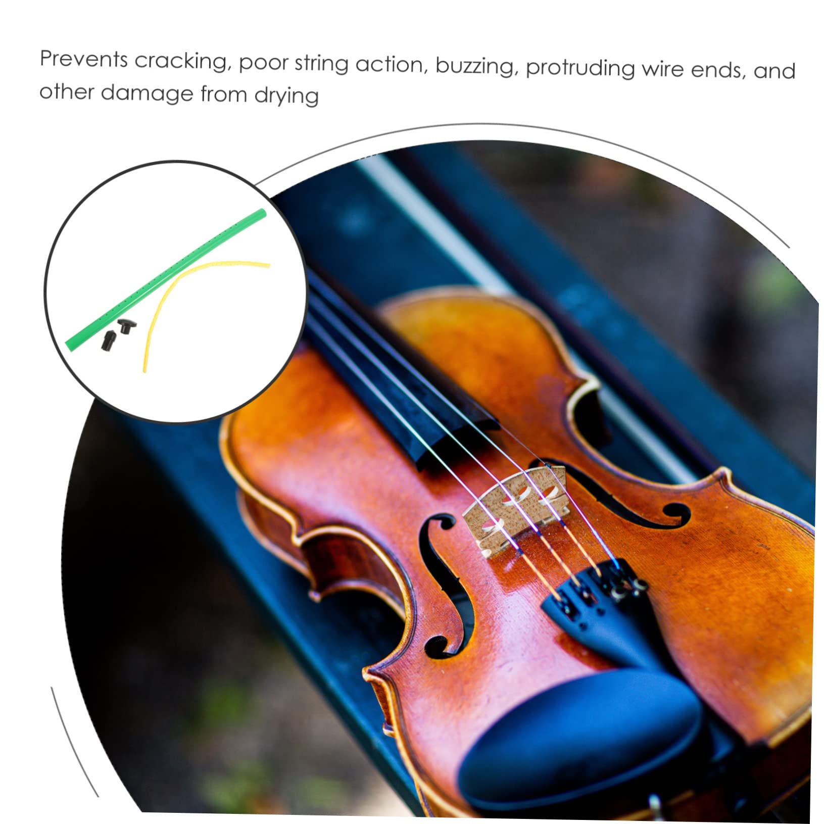 ibasenice 4 Pièces humidificateur pour violoncelle crème hydratante partie instrumentale instruments de musique humidificateur de violoncelle utile outils d'entretien du violoncelle Guitare