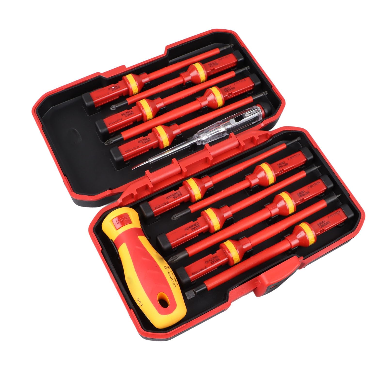 Topyond Set di Cacciaviti Isolati, Utensili E Accessori per Elettricisti, Set di Cacciaviti Incrociati a Taglio per La Riparazione