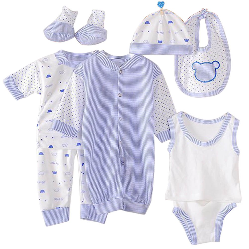 ARAUS Baby Boys' Animal Print Round Collar Bodysuit