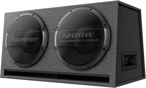 Pioneer Ts-Wx1220Ah Bass Reflex Subwoofer With Built In Amplifier, 3000 W, Black, Grey, 30 x 2 cm - 2