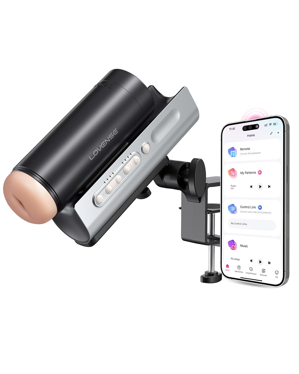 LOVENSE Solace Pro Automatic Male Masturbators App Remote Control Pocket Pussy Thrusting Blowjob Sex Toys - Machines Devices