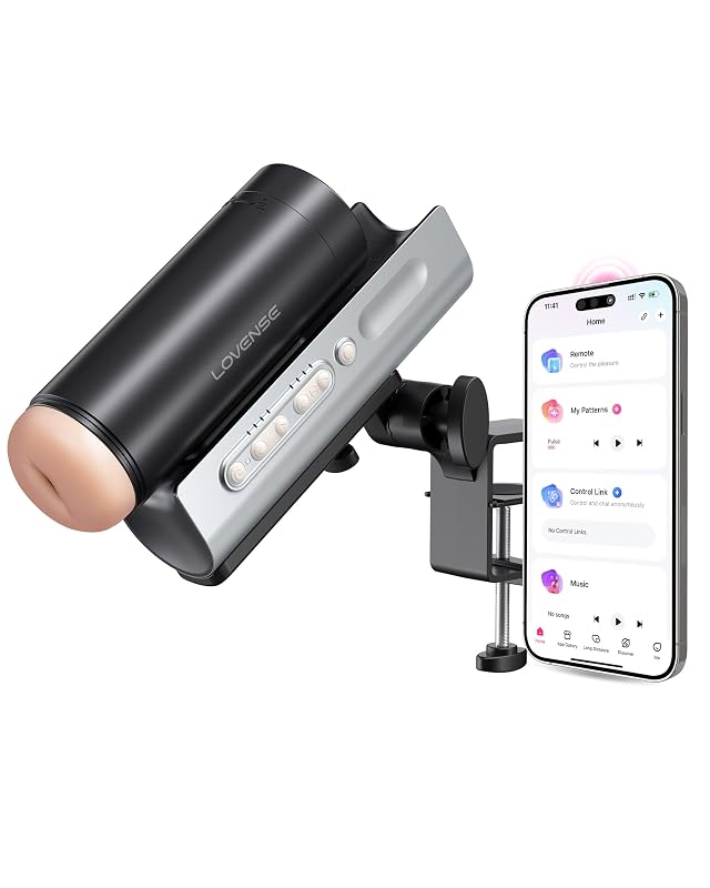 LOVENSE Solace Pro Automatic Male Masturbators App Remote Control Pocket Pussy Thrusting Blowjob Sex Toys - Machines Devices