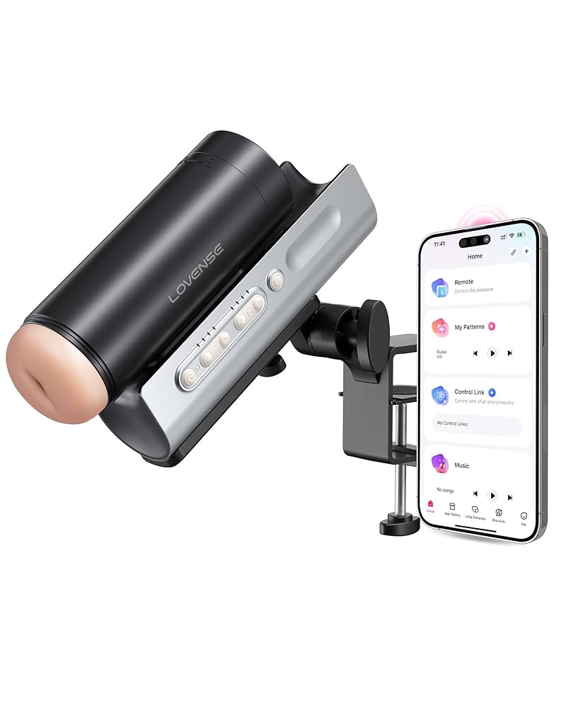Lovense Solace Pro Automatic Male Masturbator,App Remote Control Thrusting Blowjob Machine with Immersive AIVR Experience Adjustable Male Stroker Sex Toys for Men Pleasure : Amazon.co.uk: Health & Personal Care