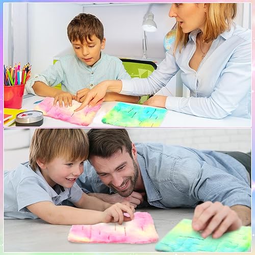 Miniatura 5 de Paquete de 2 tapetes de laberinto de mármol, juguetes sensoriales táctiles sensoriales para aliviar el estrés, juguetes para aliviar la ansiedad,