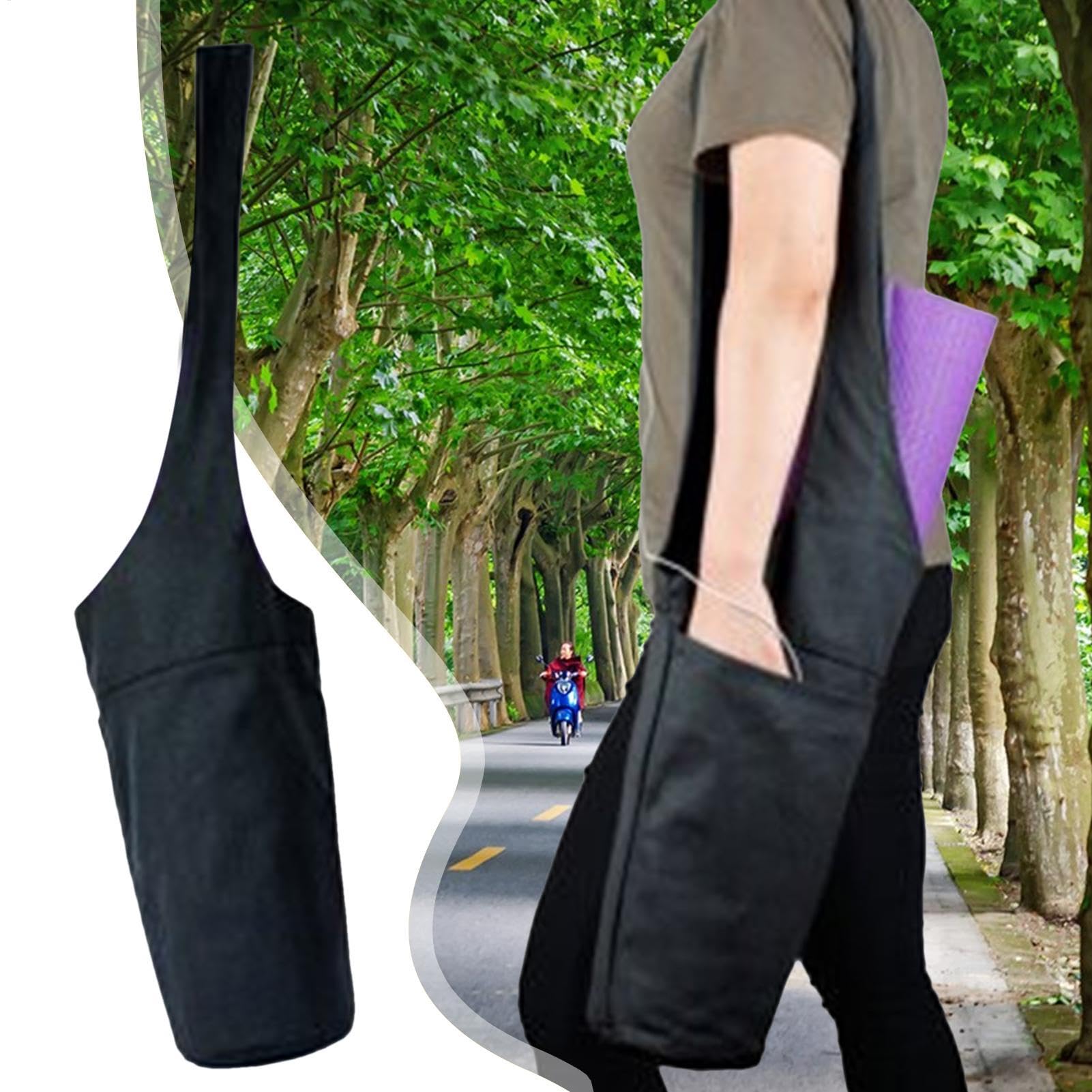 Borsa a tracolla lunga con tasche, borsa da yoga da donna, borsa per tappetino da yoga, contiene più accessori per yoga, una borsa da palestra per pilates