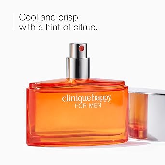 Clinique Happy For Men Eau de Toilette Cologne Spray | Notes of Kaffir Lime + Mandarin | Cologne for Men