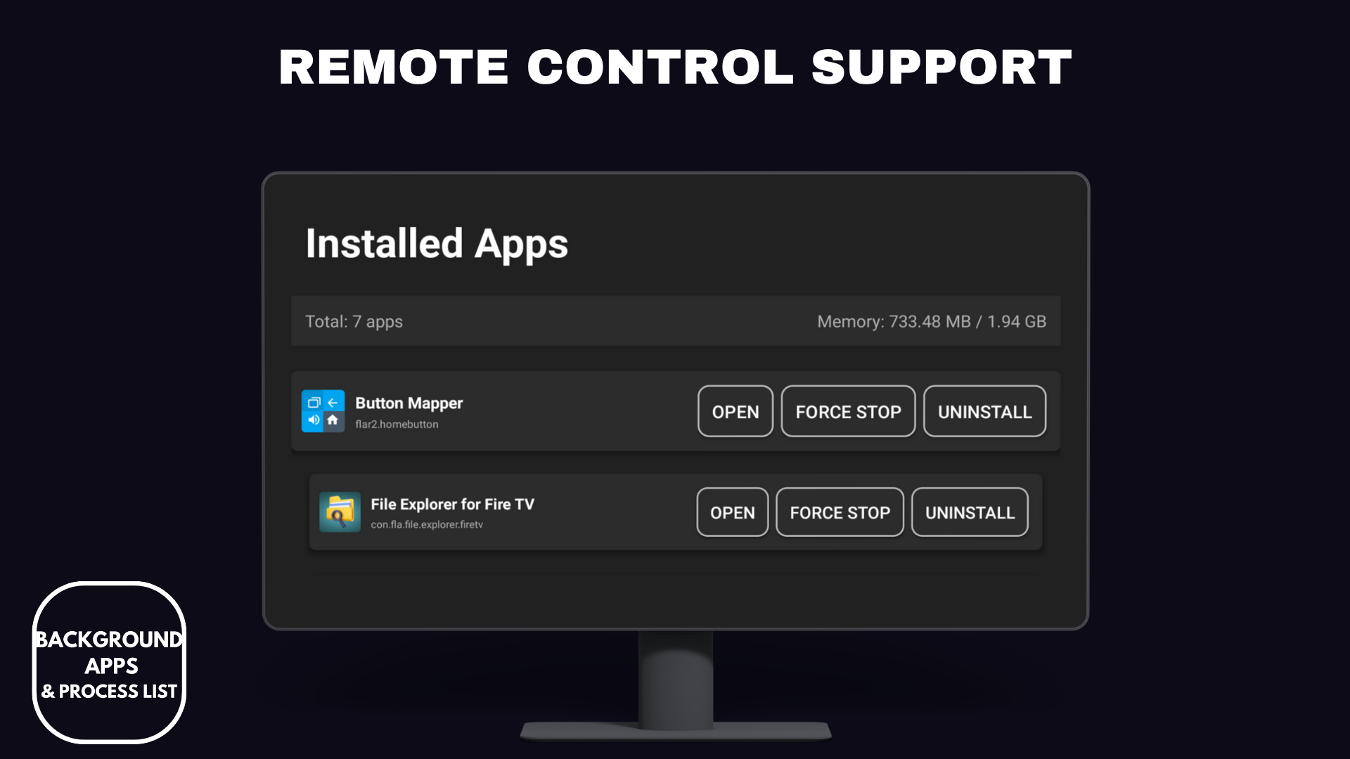 Background Apps & Process List : for Fire TV & Fire Tablets - App on ...