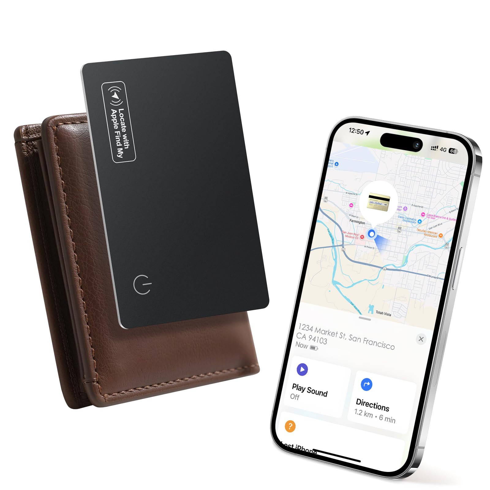 KINDEEP Wallet Tracker Air-Tag Karte