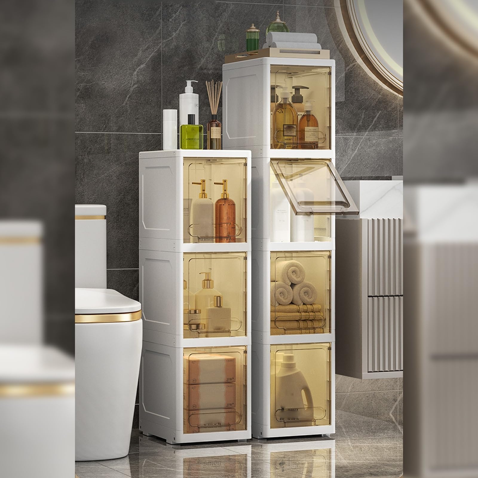 Amazon.co.jp: トイレ収納ラック、トイレットペーパー置き、サニタリー