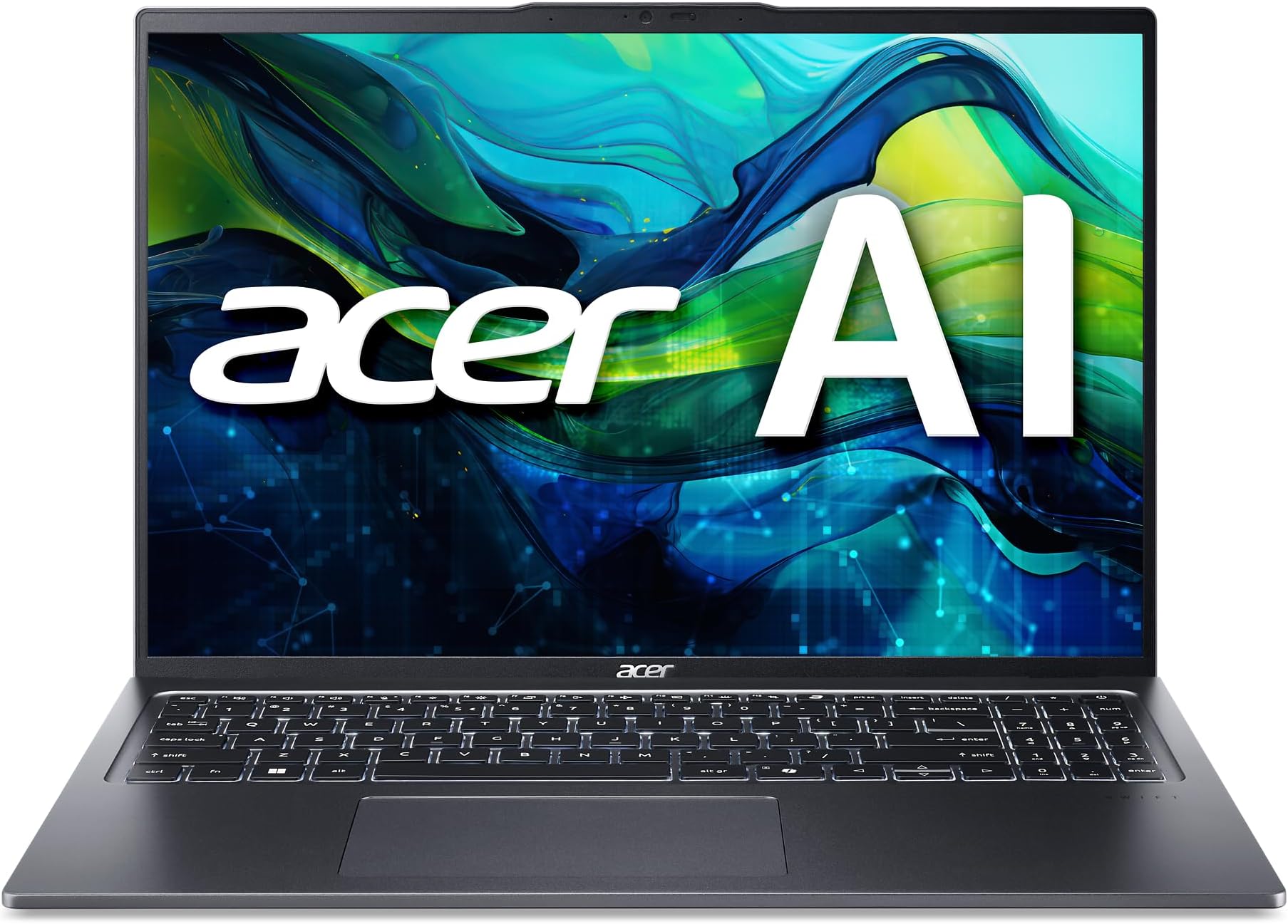 Swift Go 16 Intel Evo Edition Laptop | 16" 1920 x 1200 Touch Display | Unlock AI Experiences | Intel Core Ultra 9 Processor 185H | Intel ARC | 16GB LPDDR5X | 1TB SSD | Wi-Fi 7 | SFG16-72T-95Z6