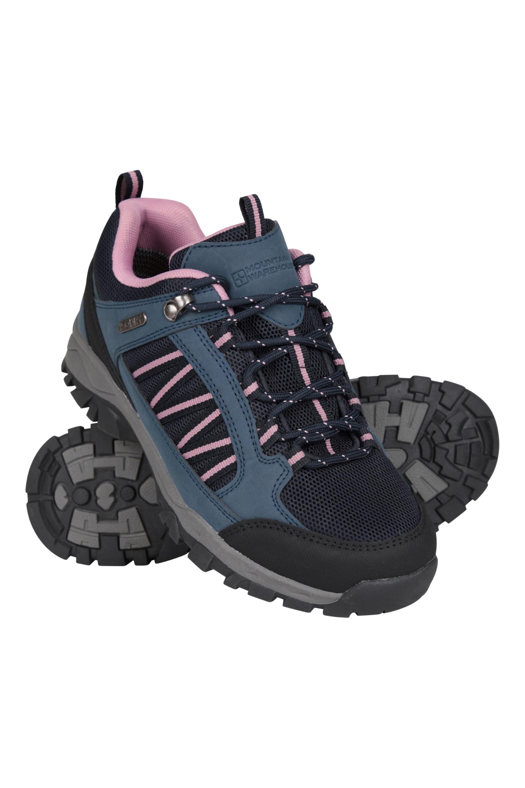 Path Waterproof Womens Walking Shoes - Breathable Ladies Shoe, Mesh Lining, High Traction Sole Hiking Shoes - for Spring Summer, Trekking, Camping
