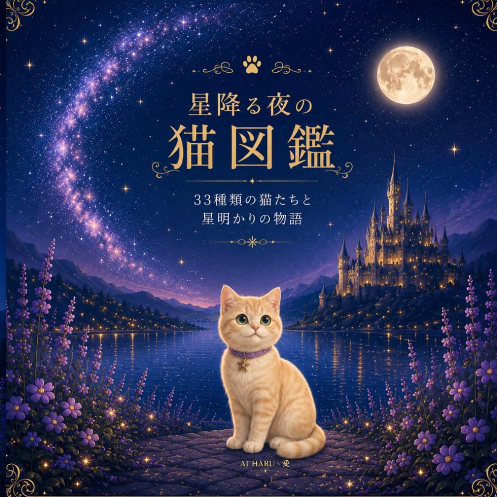 星降る夜の猫図鑑: 33種類の猫たちと星明かりの物語