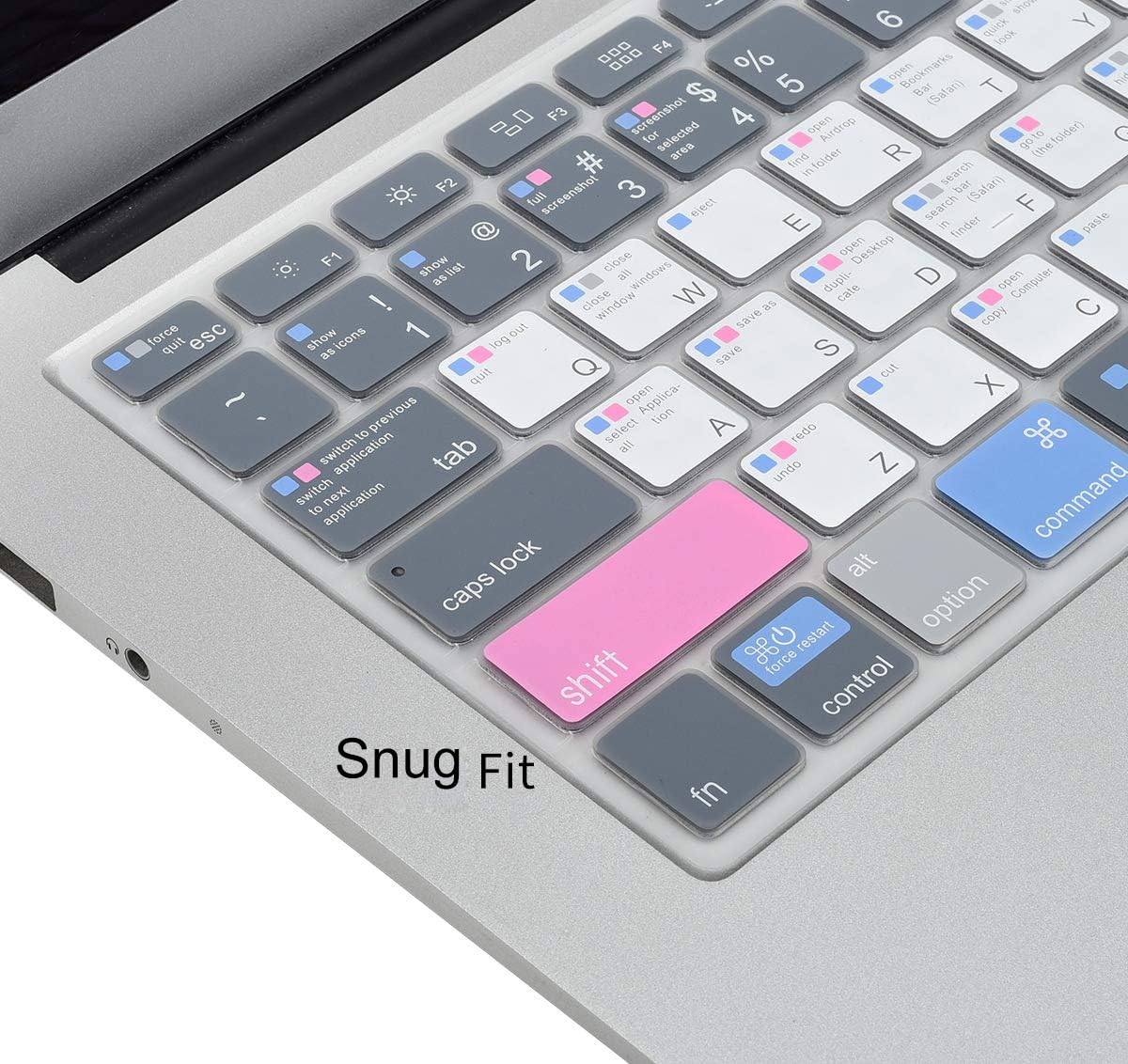 Amazon.com: CaseBuy MAC OS Shortcut Keyboard Cover for Old
