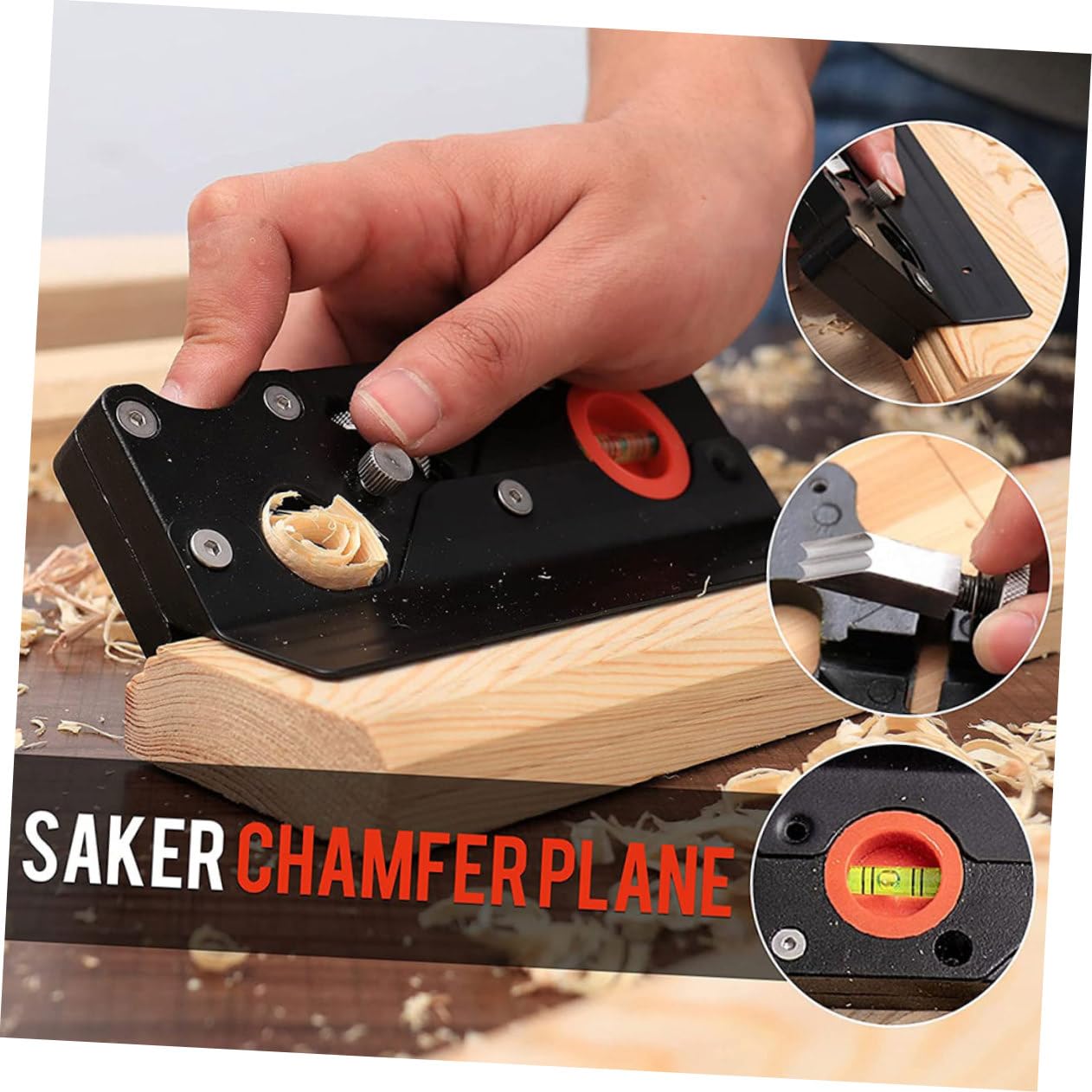 Uonlytech Pialla Per Falegname Piallatura Smussata Per Legno Pialla Per Rifinitura Utensile Manuale Per Carpentieri Adatto Diverse Esigenze Di Lavorazione Del Legno