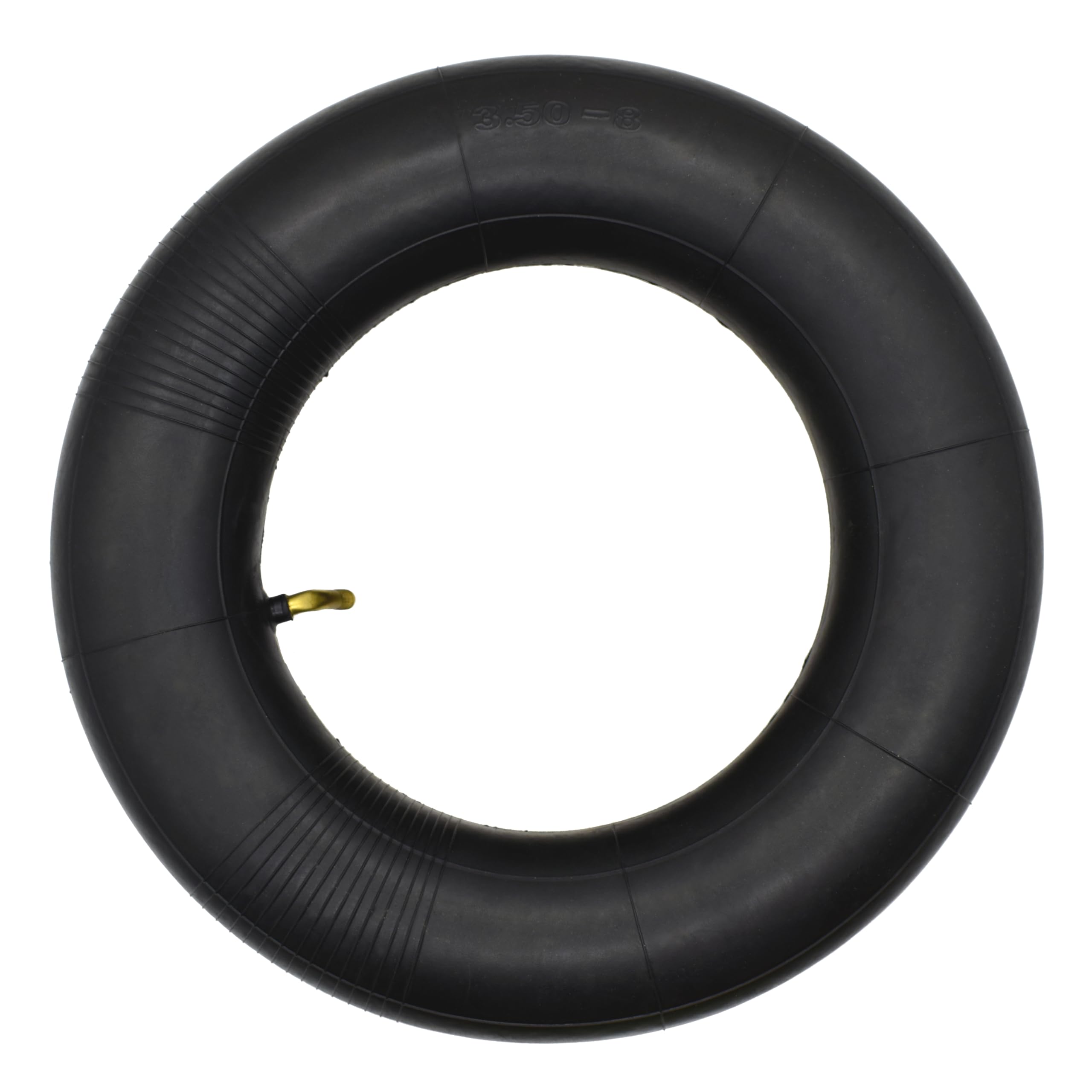 QsEzDo 3.50-8" Heavy Duty Replacement Inner Tube for Dual-Wheel Home Utility Yard Wheelbarrow Garden Cart, 1 Pack, with TR87 Bent Metal Valve Stem (1, 3.50-8) — view 5