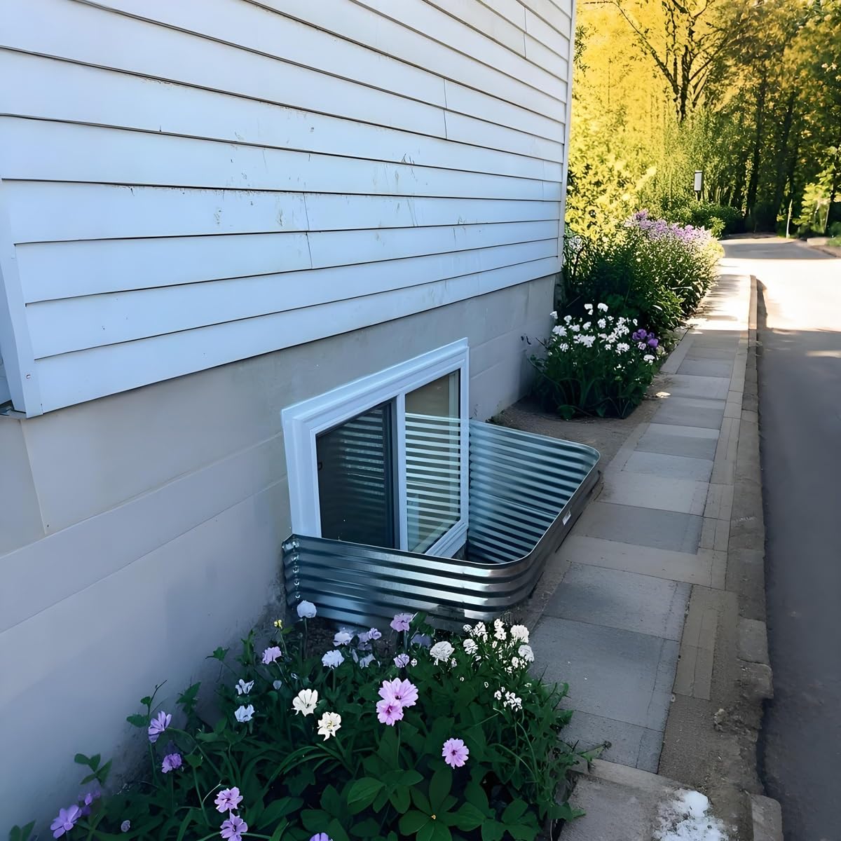 Fenêtre coulissante horizontale de rechange pour caravane - Abri de jardin et cave avec moustiquaire - Idéal pour la maison et le poulailler - 52-90 cm - Blanc - 62 x 40 cm
