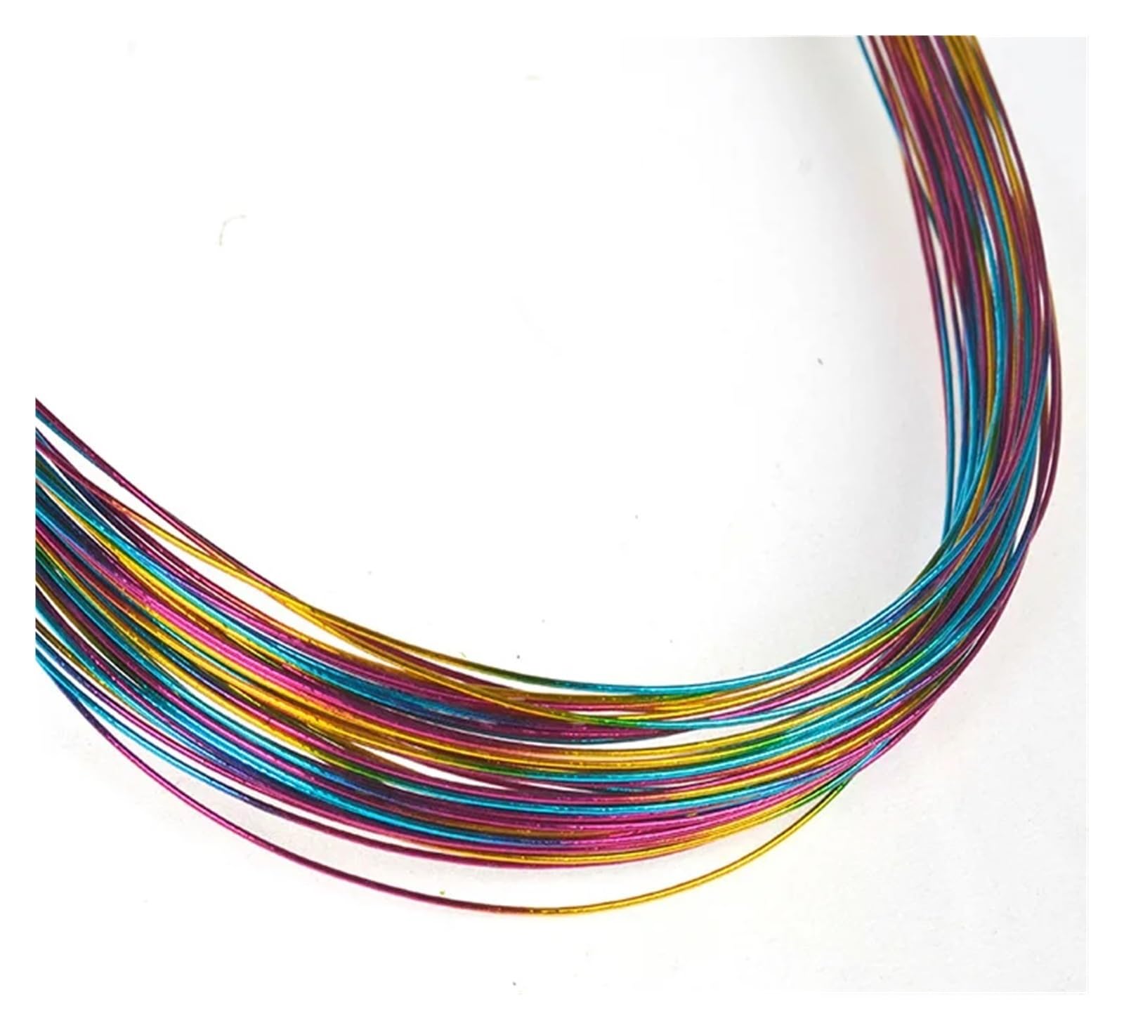 HKYBCF Bloemdraad 25/50 Stuks Kousen Bloem Draad, 80 cm Lengte, Kunsttakken, Takken, IJzeren Draad voor Nylon Kous, Bloem Maken, DIY Accessoires (Color, Maat: N24 0,6 mm 25 stuks