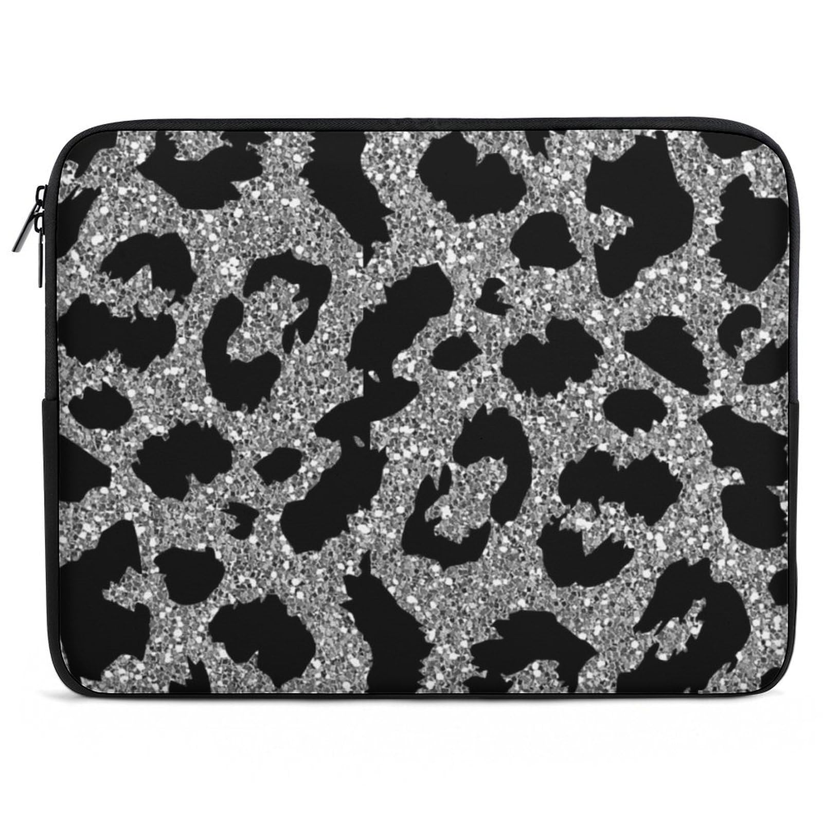 Amazon.co.jp: ノートPCケース きらきら輝く スパンコール ヒョウ柄