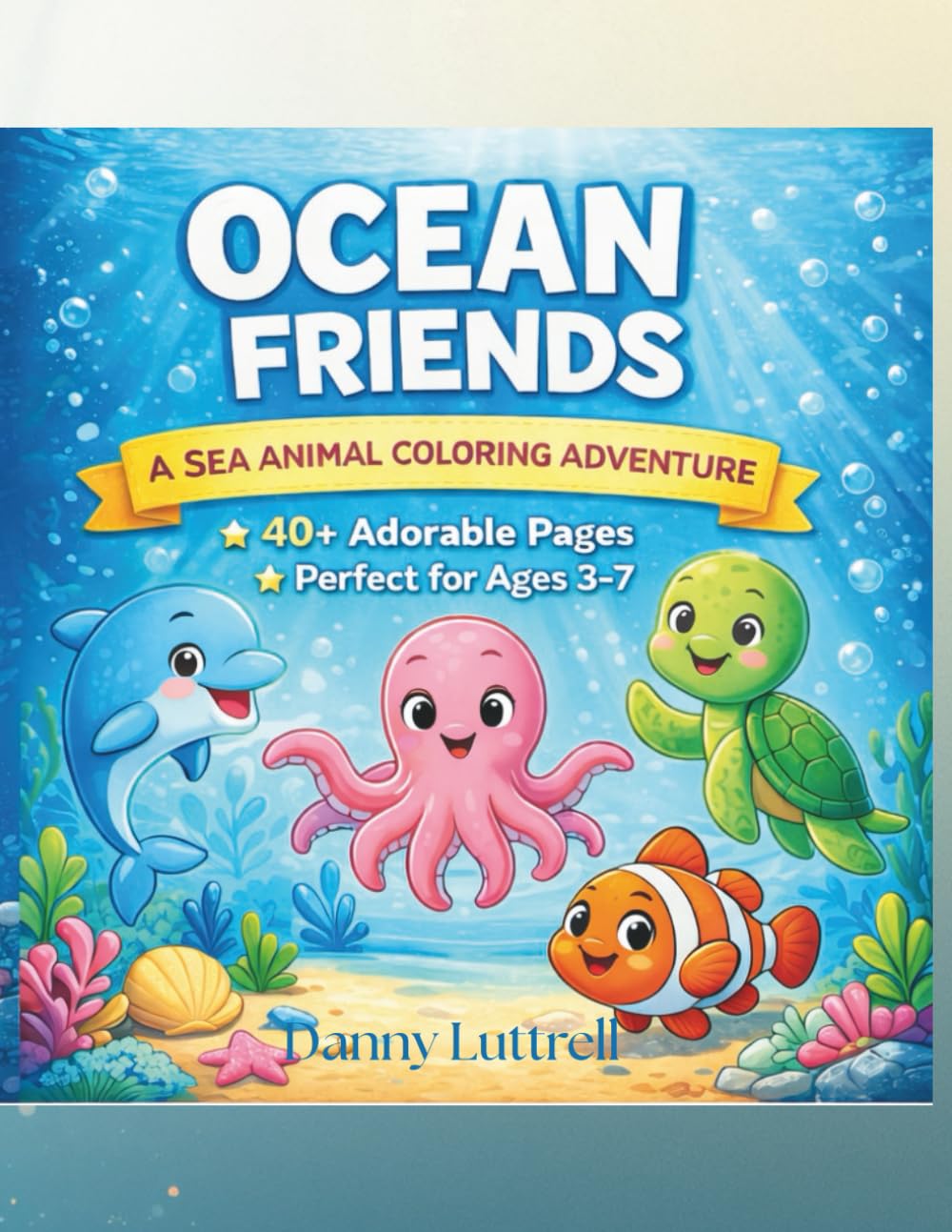 Ocean Friends: A Sea Animal Coloring Adventure (Fun Crossword Puzzles)