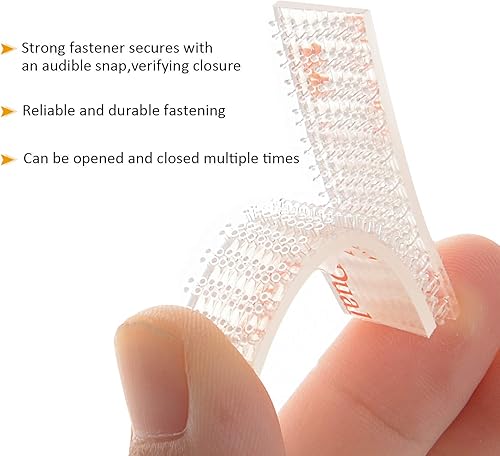 Miniatura 3 de POTOLON EZ Pass Kit de montaje – Cinta de bloqueo doble – 2 juegos de tiras de despegar y pegar con almohadilla de preparación de alcohol