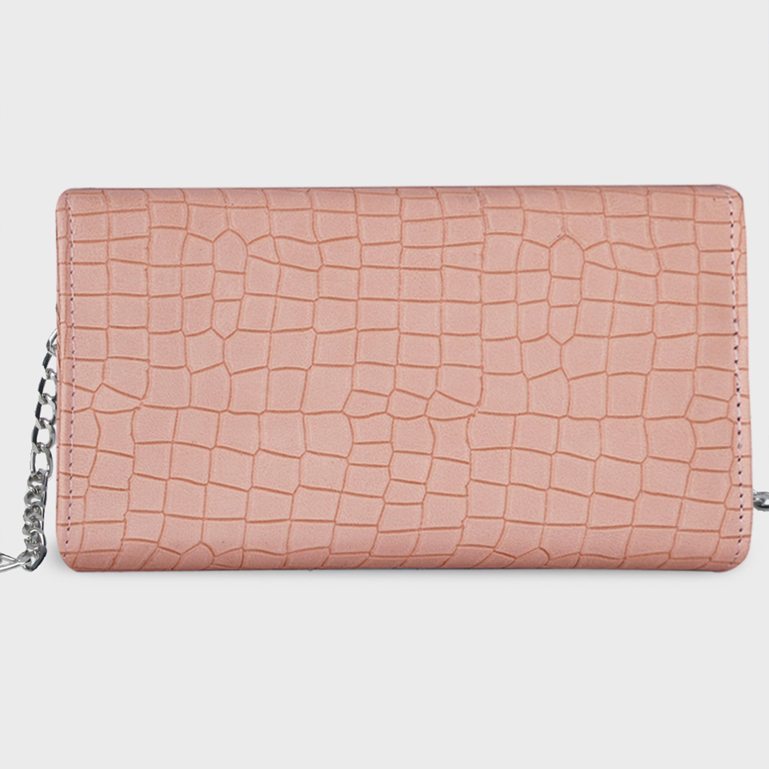The Wallet Store Croco Design Sling Bag - Beige