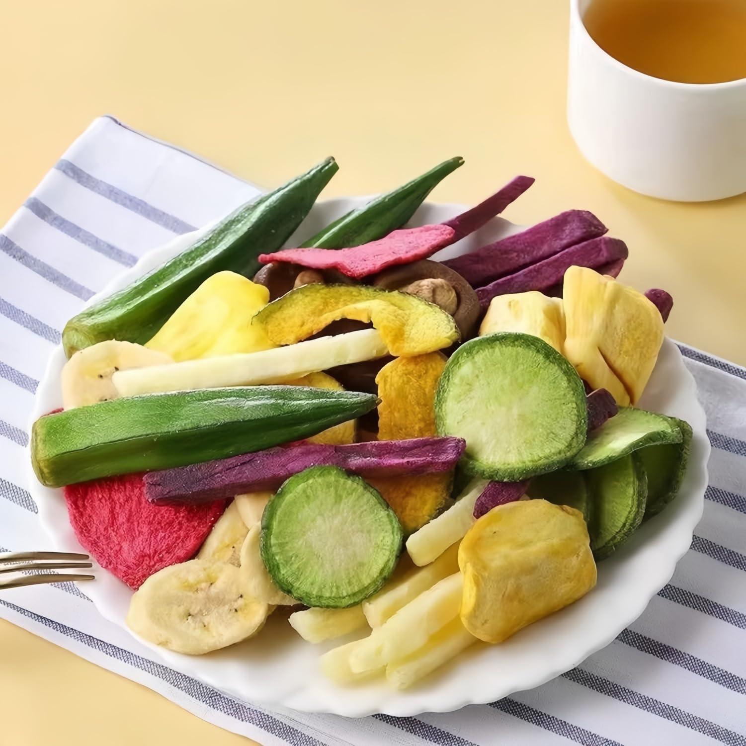 Mckona Crujientes Liofilizados de Fruta y Verdura 300g Snack Saludable