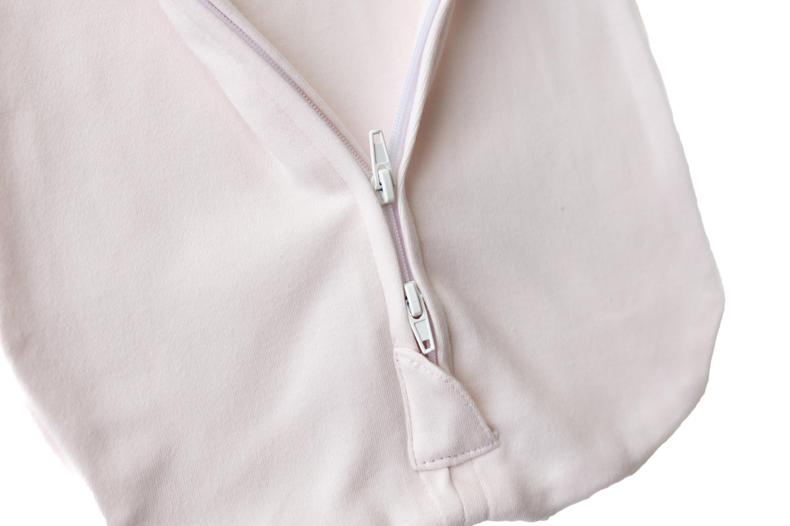 LullaBaby Double Dream Swaddle: Exklusives Doppelflügel-Design, von Kinderärzten empfohlen, ultraweiche Baumwolle, 0–2 Monate, 2,7–6,4 kg, Primrose Pink