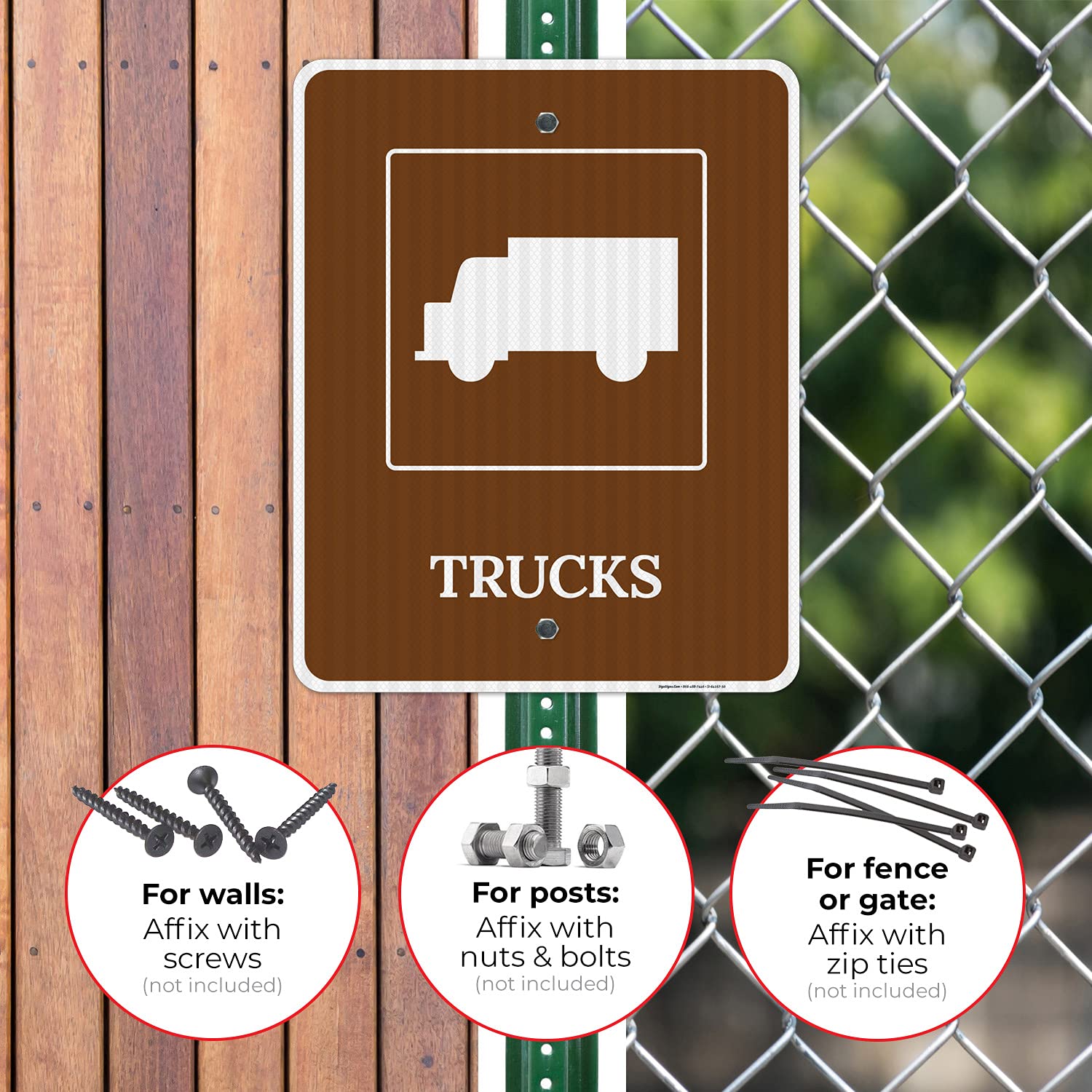 Loading Zone Bidirectional Arrow Sign - 24x30 Inches, 3M Reflective Aluminum, Made In USA By Sigo - View #8