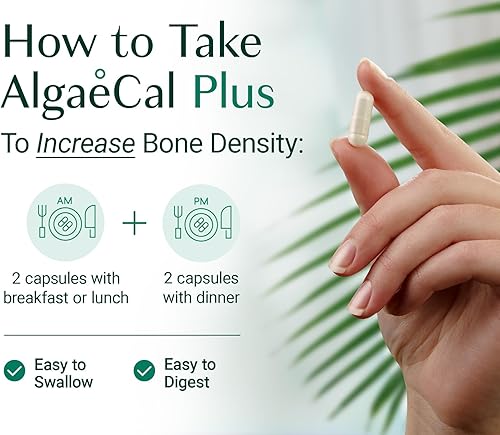 Miniatura 5 de ALGAECAL Bundle - Suplemento de calcio más con vitamina D  K2 Mag boro y Omega 3 aceite de pescado con EPA y DHA y libro de Lara Pizzorno Healthy
