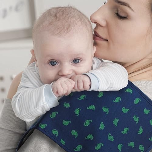 Miniatura 6 de Hakochia Paños para eructos para bebé, niño y niña, de algodón orgánico, grandes, unisex, extra absorbentes, suaves, neutros, trapos para eructos,