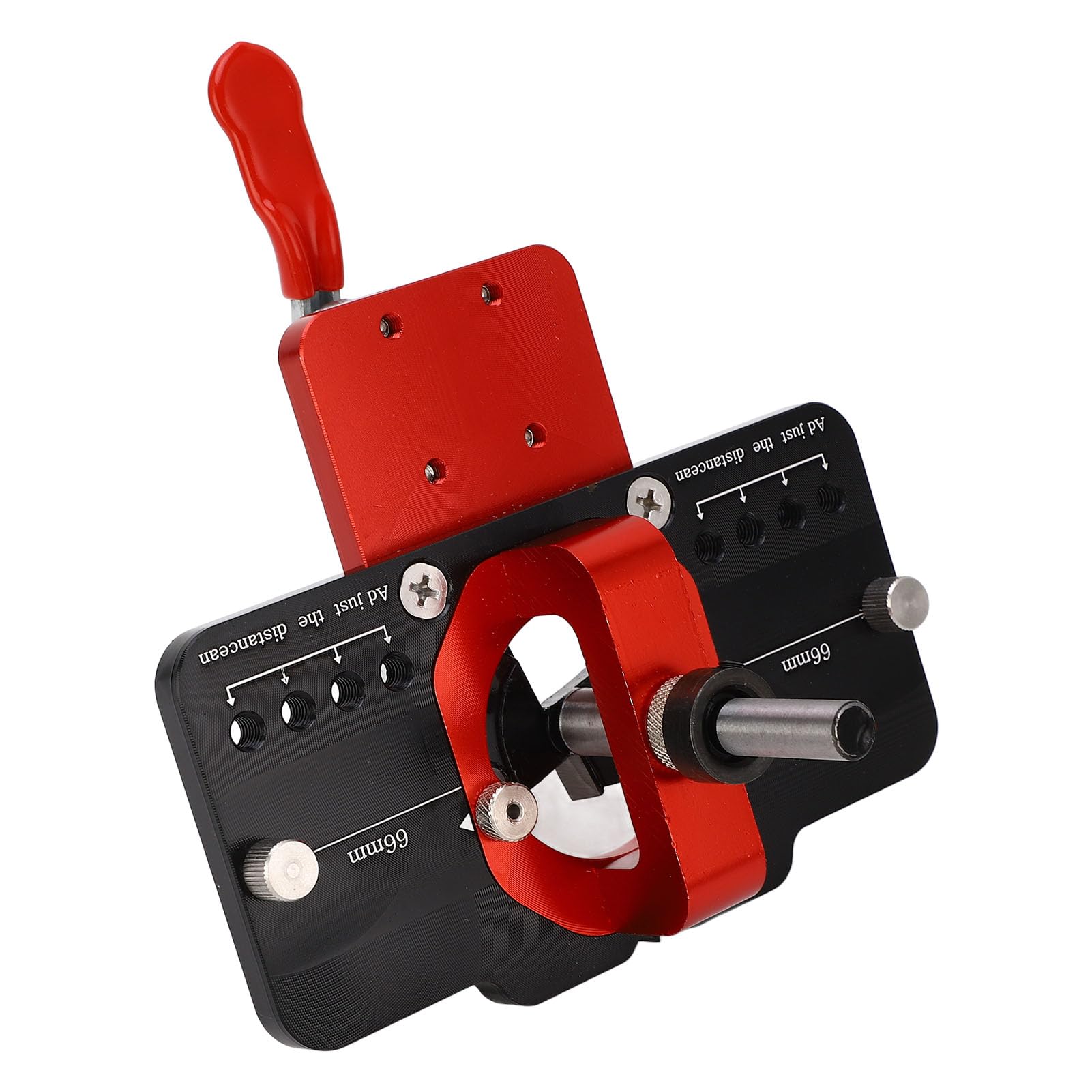 Maschera per Cerniera Nascosta 35mm, Guida Foratura per Installazione Ante Armadi, Kit Punta Trapano in Lega di Alluminio per Lavorazione del Legno, Accessorio per Mobili