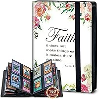 Vista 44 de Rossy Carpeta para tarjetas coleccionables, 9 bolsillos, impermeable, con 360 bolsillos laterales de carga para tarjetas deportivas y de fútbol