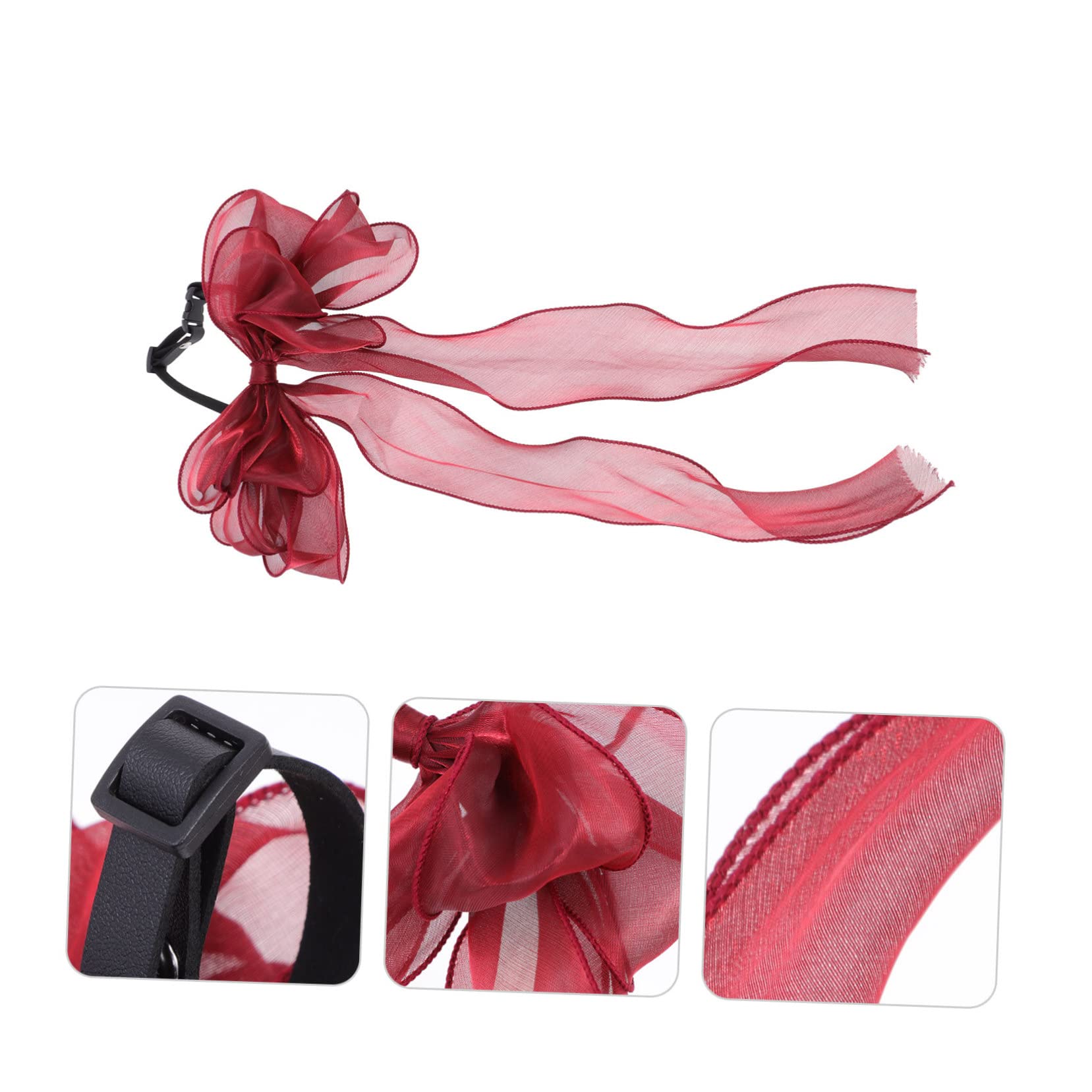 Kisangel Collier De Luxe pour Chat Nœud Collier Décoratif pour Chaton Accessoire Photo De Fête pour Animaux De Compagnie Ajustement