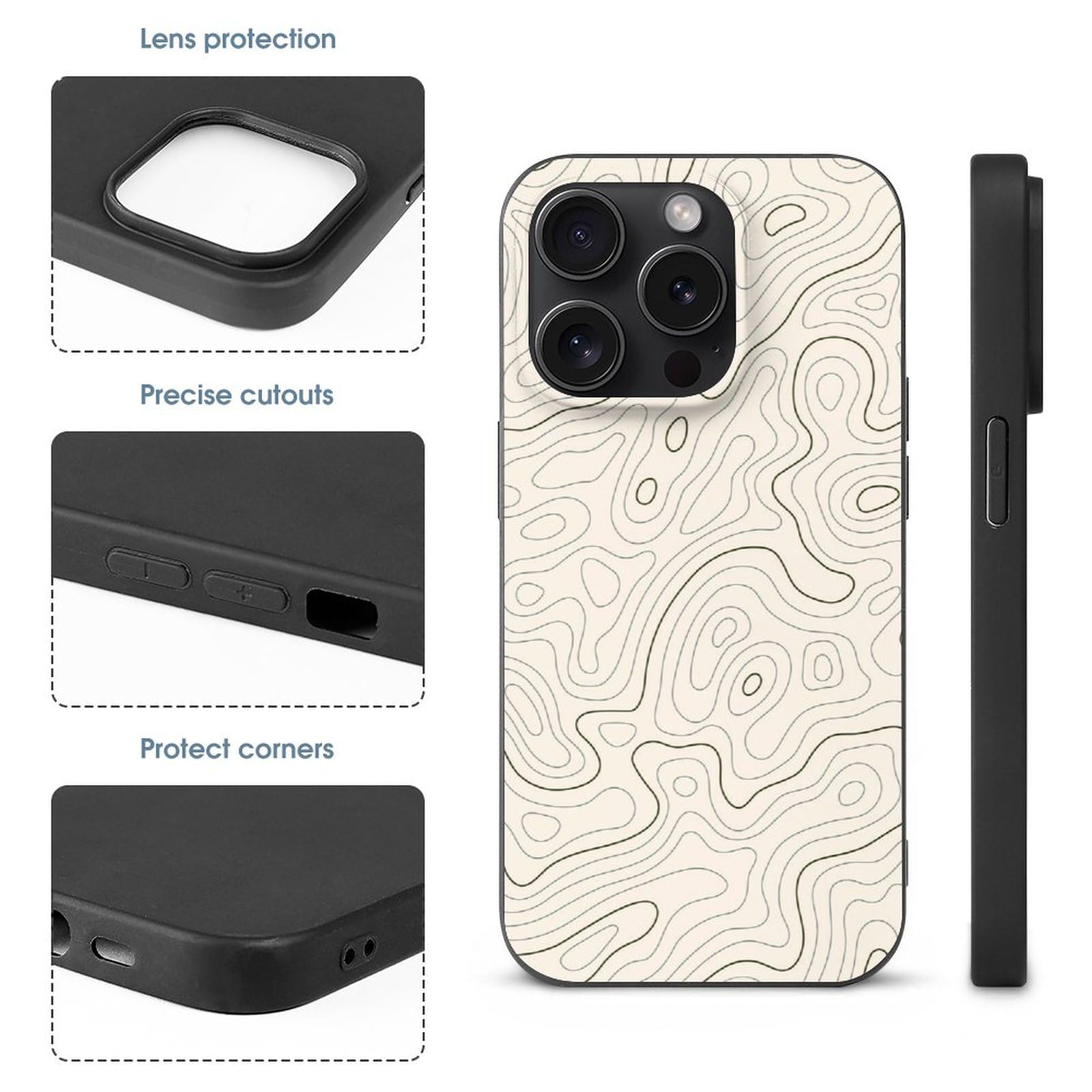 Amazon.com: Niapessel Compatible with iPhone 15 Pro Case