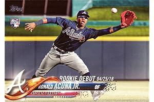 2018 Topps Update Baseball #US252 Ronald Acuña Jr. Rookie Card