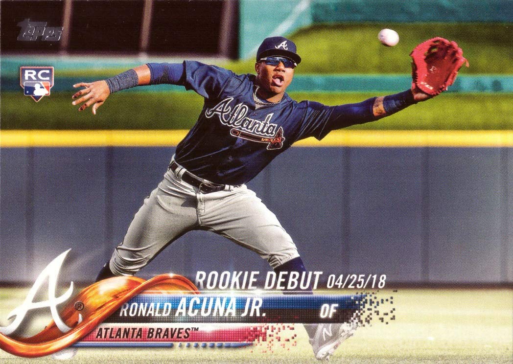 Amazon.com: 2018 Topps Update Baseball #US252 Ronald Acuna Jr