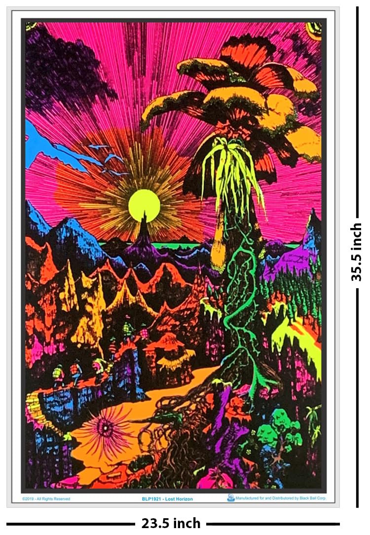 Amazon.com: Lost Horizon - Blacklight Poster - Laminated - 23.5