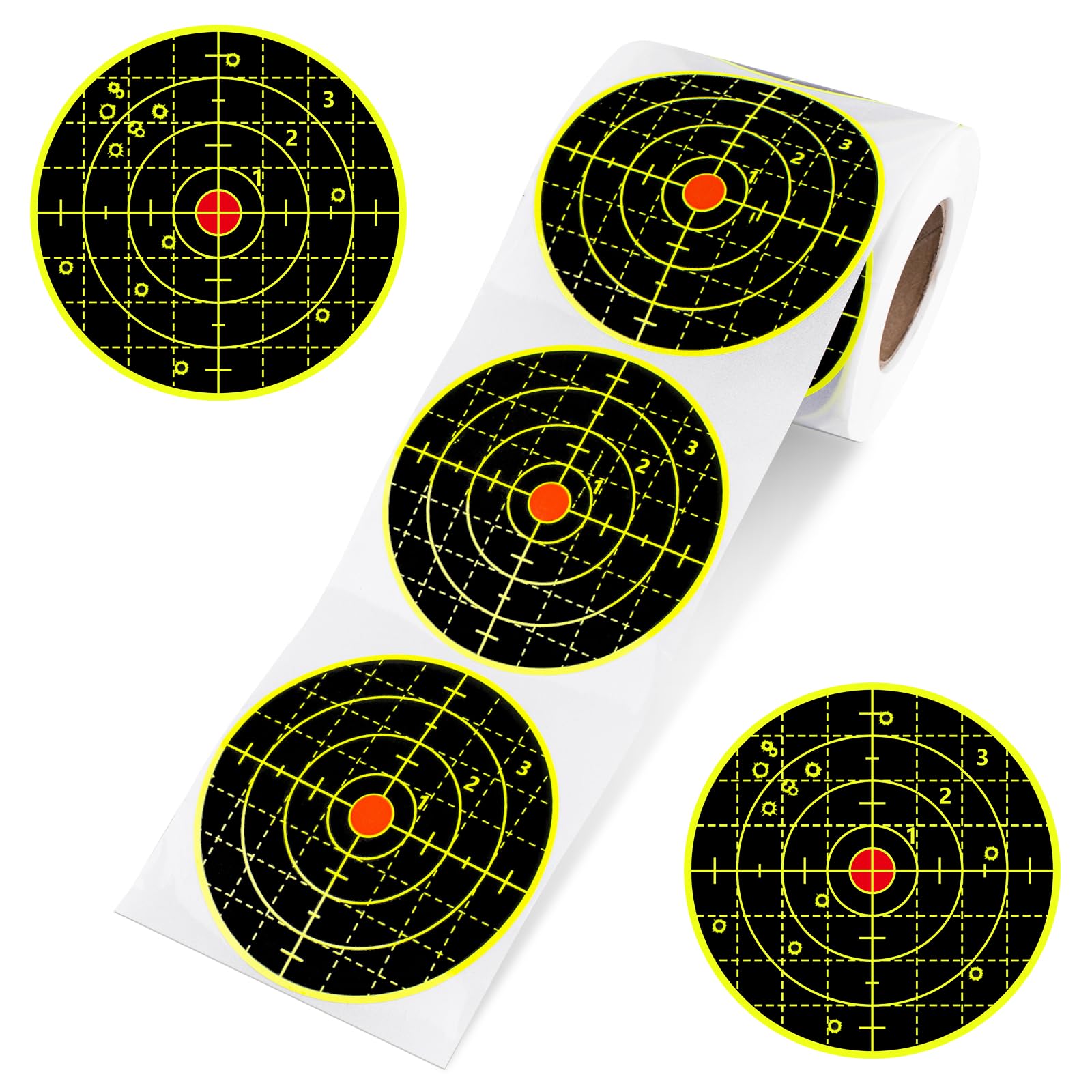 Snapklik.com : Shooting Splatter Targets Stickers - 250Pcs 3 Targets ...